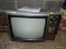 (GARAGE) VINTAGE SEARS PORTABLE COLOR TELEVISION. MODEL NO. 564.40610500. COMES WITH MANUAL.