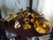 (FMR) BRASS LOT; LOT OF BRASS INCLUDES- 3 PR. OF CANDLEHOLDERS ( 2- 3IN H AND 1- 2 IN H) PORRIGER,