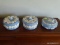 (FMR) WEDGEWOOD LOT; LOT INCLUDES 3 LARGE WEDGEWOOD TRINKET BOXES- 5 IN DIA.