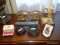 (LR) LOT OF MUSIC BOXES AND HUMMEL COLLECTOR'S ITEMS; 7 PIECE LOT TO INCLUDE A VINTAGE HUMMEL CLOCK,