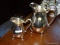 (DR) 2 PC. SILVERPLATE; 2 SILVERPALTE PITCHERS- 9 IN WATER PITCHER AND 6 IN CREAMER