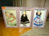 (DOLLRM) LOT OF EFANBEE DOLLS; 3 PIECE LOT OF EFANBEE DOLLS TO INCLUDE AN ITALY DOLL (ITEM NO.