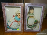 (DOLLRM) PAIR OF EFANBEE DOLLS; 2 PIECE LOT OF EFANBEE DOLLS TO INCLUDE A SWEDEN DOLL (ITEM NO.