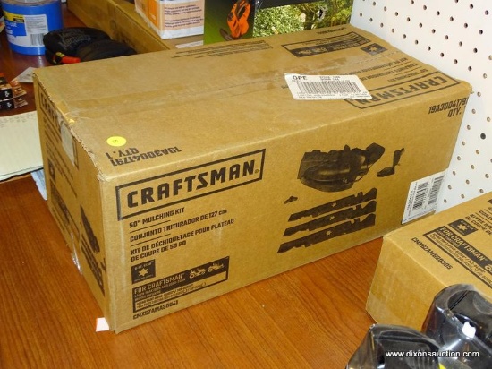 (RWALL) CRAFTSMAN 50" MULCHING KIT; 3-BLADE, TRACTOR OR ZERO TURN RADIUS, 50" MOWER MULCH KIT. COMES