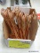(R2) LOT OF COPPER PLATED PIPE HOOKS; 55 PIECE LOT OF 1