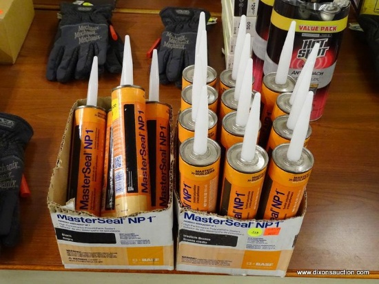 (RWALL) LOT OF MASTERSEAL POLYURETHANE SEALANT; 16 TUBES OF MASTERSEAL NP1 10.1 FL OZ SEALANT.