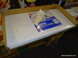 (R1) SET OF OATEY PLASTIC ACCESS PANELS; 3 PIECE LOT OF WHITE COLORED, 14