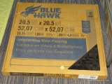 (R2) BLUE HAWK INTERLOCKING VINYL FLOORING - BLACK; BOX LOT OF 20.5