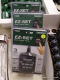 (R2) SET OF [3] PRIME EZ-SET EASY-TO-USE TIMERS WITH 3 EZ-SET OPTIONS AND 2 SOCKETS. COMES IN OPENED