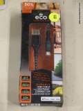 (R2) ECO SURVIVOR 4' IPHONE CHARGER WITH A MESH BRAIDED CABLE, ULTRA TOUGH CONNECTORS, AND A 50K