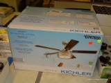 (R1) KICHLER BANDS COLLECTION CEILING FAN; 52