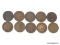 10 ASSORTED INDIAN CENTS