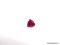 1.41 CT TRILLION SHAPE CHATON RUBY. MEASURES 7MM X 7MM X 4MM