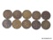 10 ASSORTED INDIAN CENTS