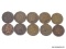 10 ASSORTED INDIAN CENTS