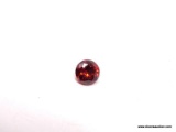 4.00 CT ROUND ORANGE SAPPHIRE. MEASURES 8MM X 8MM X 6MM.