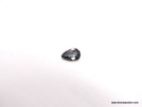 .96 CT PEAR SHAPE MYSTIC TOPAZ. MEASURES 8MM X 5MM X 4MM