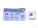 10.12 CT CUSHION CUT PINK SAPPHIRE. MEASURES 12MM X 10MM X 7MM. COMES WITH GIL CERTIFICATE OF
