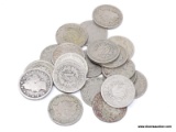 20 ASSORTED LIBERTY NICKELS