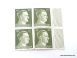 WWII ADOLF HITLER 30 PFENNIG PLATE BLOC - MINT, RARE