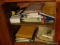 (OFFICE) CABINET LOT; LOT INCLUDES CONTENTS OF CABINET- OFFICE SUPPLIES- NEW MARKERS, SPIRAL