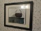(HALF BATH) 2 PICTURES; 2 FRAMED AND MATTED PRINTS- NORMAN ROCKWELL PRINT IN CHERRY FRAME- 13 IN X