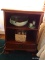 (BD1) NIGHT STAND; CHERRY 1 DRAWER AND SHELF NIGHT STAND- DRAWER IS DOVETAILED WITH CHERRY