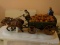 (BD2) DEPT. 56 FIGURE; DEPT. 56 HARVEST PUMPKIN WAGON PORCELAIN FIGURE FROM THE HERITAGE VILLAGE