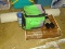 (BASE) MISC.. LOT; LOT INCLUDES- EXERCISE MAT AND HAND WEIGHTS, CLOTH COOLER, RUG REMNANT, NEAT