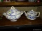 (KIT) TUREEN AND TEA POT; 2 PCS. OF DELFT STYLE PORCELAIN- GIFT IDEAS CREATIONS SOUP TUREEN WITH