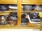 (KIT) CABINET LOT; LOT INCLUDES MISC.. POTS AND PANS MARKED T-FAL AND CALPHALON