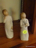(FAMRM) WILLOW TREE FIGURES; 2 WILLOW TREE FIGURES- ANGEL OF REMBERANCE AND REMEMBER- 5 IN H