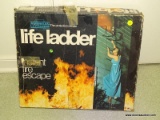 (LDRY) FIRE LADDER; INSTANT FOLDING WINDOW CHAIN LADDER FOR ESCAPING FIRE- ATTACHES TO WINDOW SILL