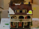(BD2) DEPT. 56 HOUSE; DEPT. 56 CHOWDER HOUSE PORCELAIN BUILDING FROM THE NEW ENGLAND SERIES- 7 IN X