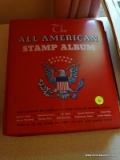 (BD2) STAMP ALBUM; ALL AMERICAN STAMP ALBUM OF PROOF STAMPS FROM THE YEARS- 1918- 1976
