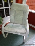 (PORCH) CHAIR; ALUMINUM CHAIR- 26 IN X 68 IN X 42 IN