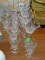 (R2) LOT OF ASSORTED CRYSTAL; GLASSWARE; 12 PIECE LOT TO INCLUDE A SET OF 5 DECO STYLE CUT GLASS