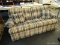(R8) FLEXSTEEL SOFA; 2-CUSHION SOFA WITH A PLAID PATTERNED UPHOLSTERY. COMES WITH ARM COVERS AND 2