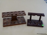 (R3) PIPE STANDS; 2 PIECE LOT TO INCLUDE A 3 SLOT PIPE STAND AND A 12 SLOT PIPE STAND.