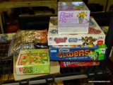 (R5) LOT OF BOARD GAMES AND PUZZLES; 7 PIECE LOT TO INCLUDE SORRY SLIDERS, STAR WARS GUESS WHO,