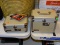 PAIR OF VAULTZ LOCK BOXES; 2 PIECE LOT TO INCLUDE A TALLER LOCK BOX AND A SMALLER CASH LOCK BOX.