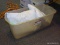PILLOWS AND TUB; LOT TO INCLUDE 2 PILLOWS AND A 36
