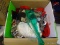 BOX LOT OF ASSORTED CHRISTMAS SWEATERS/TACKY SWEATERS.