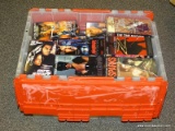 TUB LOT OF ASSORTED VHS TAPES; INCLUDES MOVIES SUCH AS 