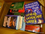 BOX LOT OF ASSORTED BOOKS; INCLUDES 