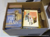 BOX LOT OF ASSORTED BOOKS; INCLUDES 