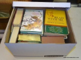 BOX LOT OF ASSORTED BOOKS; INCLUDES 