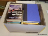 BOX LOT OF ASSORTED BOOKS; INCLUDES 