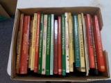 BOX LOT OF ASSORTED BOOKS; INCLUDES 