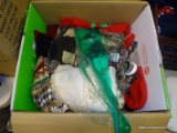 BOX LOT OF ASSORTED CHRISTMAS SWEATERS/TACKY SWEATERS.